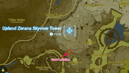 Upland Zorana Byroad Entrance Map Image