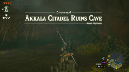 Tears of the Kingdom TOTK - Akkala Citadel Ruins Cave