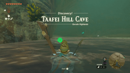 Taafei Hill Cave Entrance Overworld Image