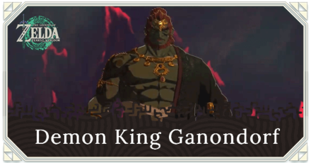 Zelda Tears of the Kingdom TotK -Demon King Ganondorf