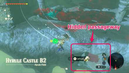 TotK - hidden passageway in B3