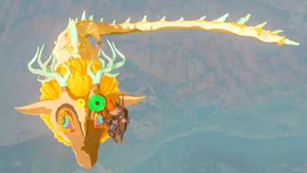 Zelda Tears of the Kingdom TOTK - Ride the Light Dragon to Get Higher