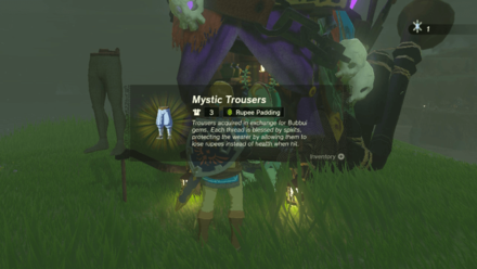 Mystic Trousers Location