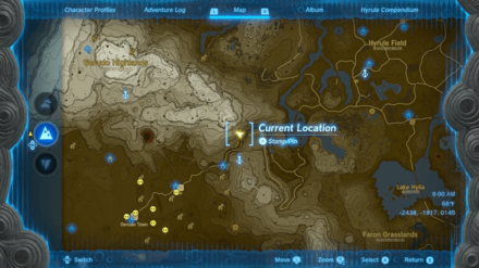 Yiga Blademaster Station Entrance Map Image