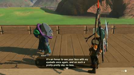 Zelda TotK - Talk to Kilton