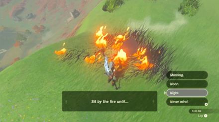 TotK Wait Until Nighttime