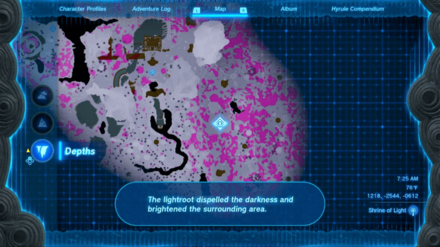 TOTK - Sijotu Lightroot Location