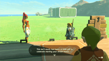 TotK - Rhondson gives Hudson Construction Fabric