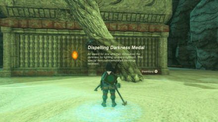 TotK - Receiving Dispelling Darkness Medal