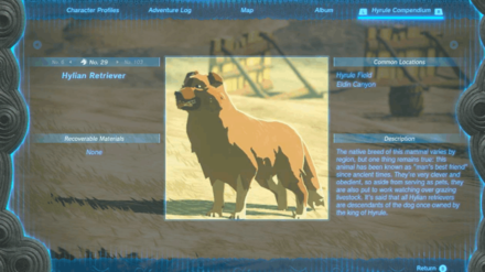 Zelda TotK - Add Entries to the Hyrule Compendium