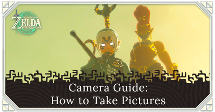 Zelda TOTK - Camera Guide How to Take Pictures