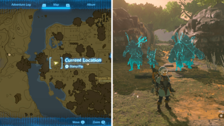 TOTK - Two Dragon Statues Location