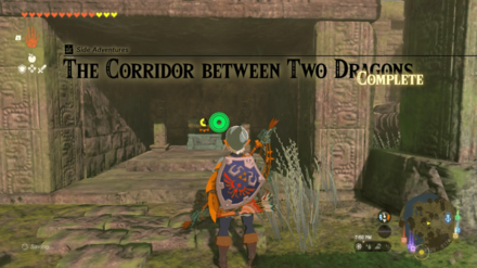 Zelda Tears of the Kingdom TOTK - Complete Corridor Between Two Dragons