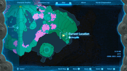 TotK - Royal Claymore Map Image