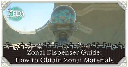 Zelda TOTK - Zonai Dispenser Guide How to Obtain Zonai Materials