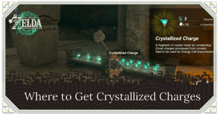 Zelda TotK - Where to Get Crystallized Charges