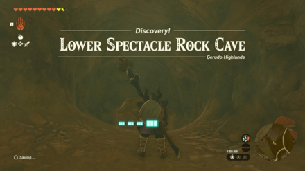 Tears of the Kingdom TOTK - Lower Spectacle Rock Cave
