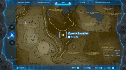 Lower Spectacle Rock Cave Entrance Map Image