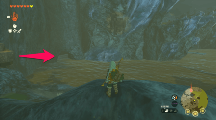 Reservoir Lakefront Cavern Entrance Overworld Image