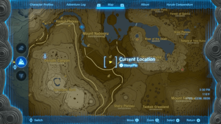 Mount Nabooru Well Entrance Map Image