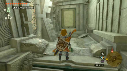 Zelda Tears of the Kingdom TotK - Stone Slab inside the Ring Ruins