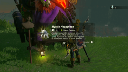 Zelda TotK - Mystic Headpiece Trade