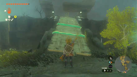Zelda Tears of the Kingdom TotK - Makeshift bridge to reach the next island south