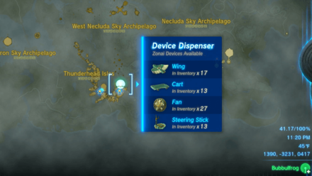 Tears of the Kingdom - Joku-u Shrine Device Dispenser