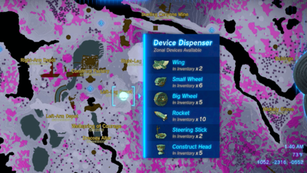 Tears of the Kingdom - Left-Leg Depot Device Dispenser