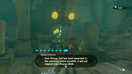 Zelda TotK - Maximum Number of Energy Wells is 45