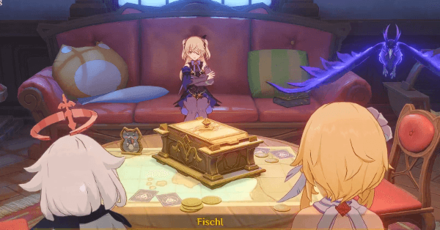 Genshin - Come Try Genius Invokation TCG! Walkthrough - duel Fischl