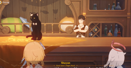 Genshin - Come Try Genius Invokation TCG! Walkthrough - go back to The Cat