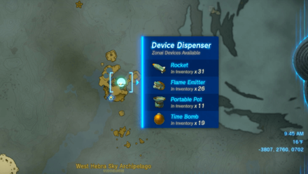 Tears of the Kingdom - Ijo-o Shrine Device Dispenser