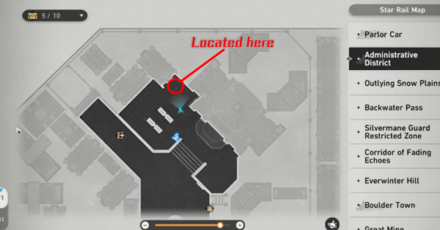 Honkai: Star Rail - Mandela Effect Nervous Man - Map