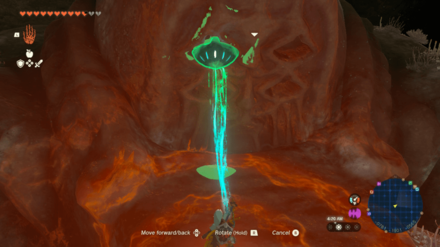 Zelda Tears of the Kingdom TotK - A Call from the Depths Place the Eye Stone