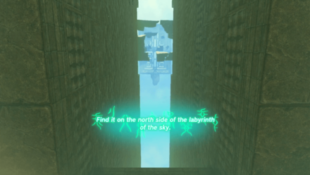 Zelda Tears of the Kingdom TotK Going up the Sky Labyrinth
