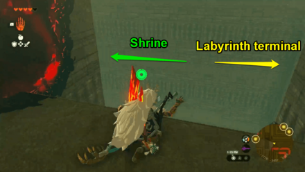 Zelda Tears of the Kingdom TotK Reaching the deepest part of the Labyrinth