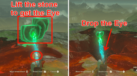 Zelda Tears of the Kingdom TotK - A Call from the Depths Drop the Eye