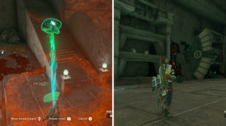 Zelda Tears of the Kingdom TotK - A Call from the Depths Go Up the Stairs