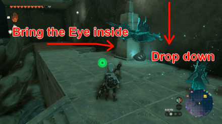 Zelda Tears of the Kingdom TotK - A Call from the Depths Bring the Stone Inside