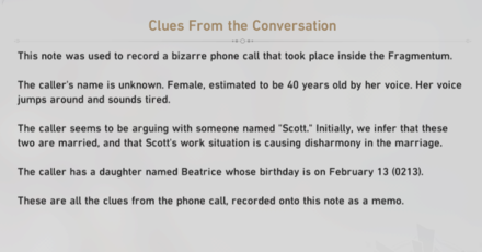 Honkai: Star Rail - Rightful Rights Society - A Call from the Fragmentum 1