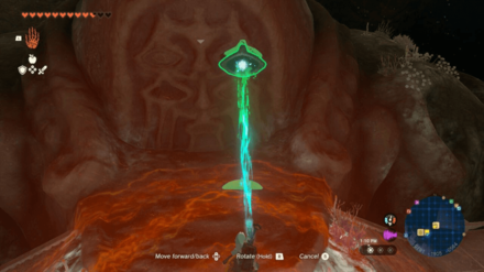 Zelda Tears of the Kingdom TotK - A Call from the Depths Place Stone