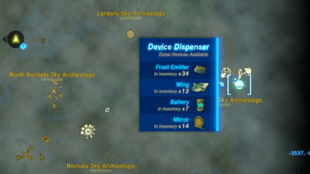 Tears of the Kingdom - Mayanas Shrine Device Dispenser