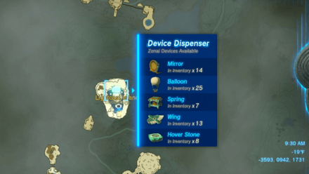 Tears of the Kingdom - Ga-ahisas Shrine Device Dispenser