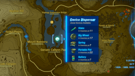 Tears of the Kingdom - Digdogg Suspension Bridge Device Dispenser