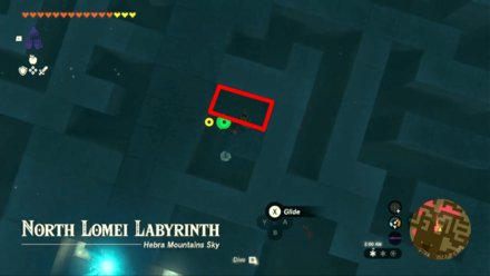 Zelda Tears of the Kingdom TotK Drop Down the North Lomei Labyrinth
