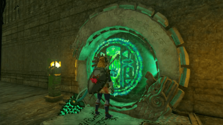 Zelda Tears of the Kingdom TotK Activating the Terminal in North Lomei Depths Labyrinth