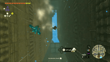 Zelda Tears of the Kingdom TotK Diving Down the North Lomei Depths Labyrinth
