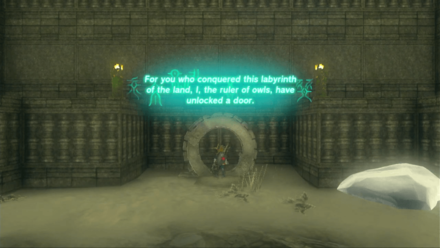 Zelda Tears of the Kingdom TotK Interacting With North Lomei Labyrinth Terminal