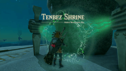 Zelda Tears of the Kingdom TotK Activating the Tenbez Shrine